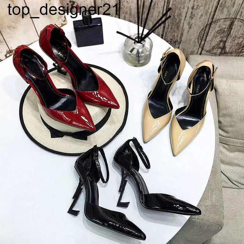 Designer Femmes Robe Chaussures Talons Sandales En Cuir Pompes Lady Classique Noir Sandale Fond Épais Chaussure De Luxe Marque De Mode Talon Haut Pompe De Fête Talons Hauts