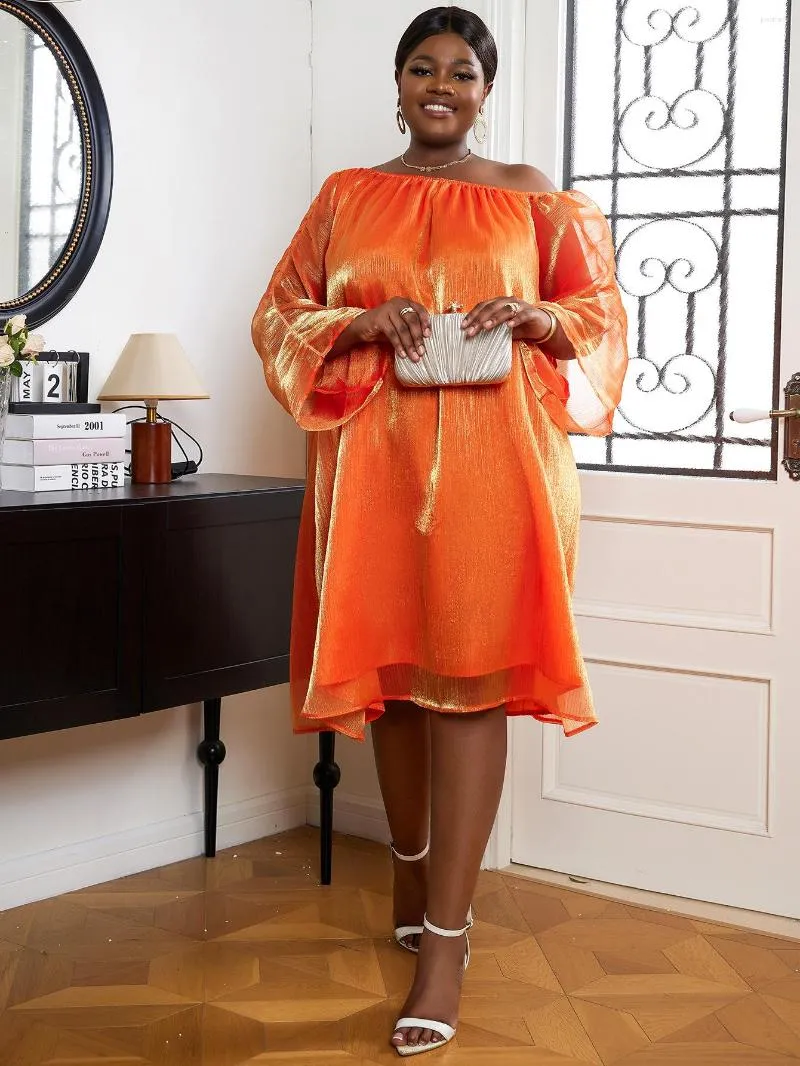 Plus size loose dresses top