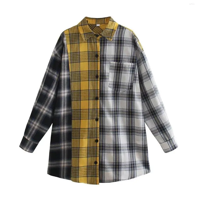 Plus size top flannel cardigan