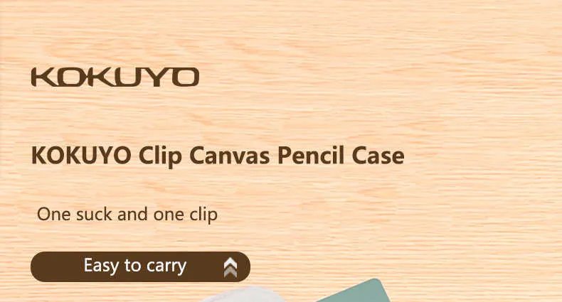 Wholesale Pencil Bags Japan Kokuyo Pencil Case Series Double Sided Magnetic  Canvas Stationery Case Convenient Carrying Storage Pencil Bag HKD230902  From Flying_king18, $7.77