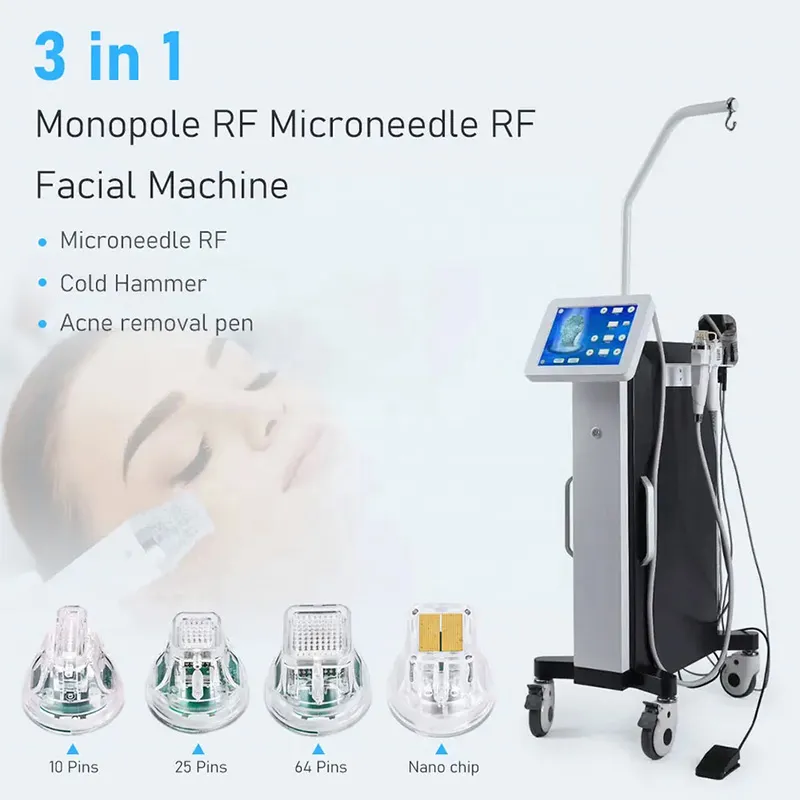 3 In 1 RF Morpheus 8 Rf Microneedle l Anti-rimpel verstevigt de huid, verbetert pseudo-rimpels, lost vet op, vormt en lift Acnebehandeling