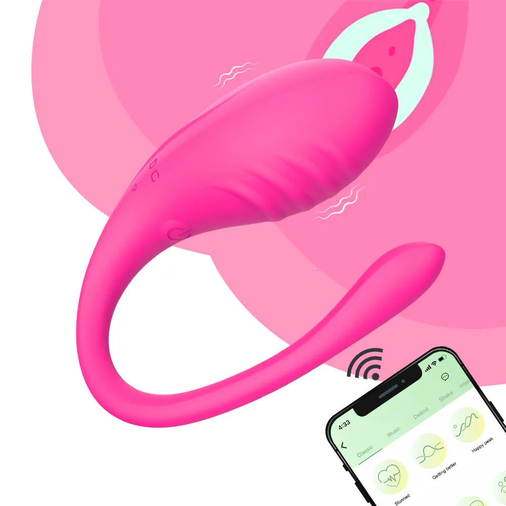 Vibrátorok 9 sebességes APP-vezérelt l G-pont anális vibrációs tojásmasszírozó viselhető stimulátor felnőtt szexuális játékok_voghion.com