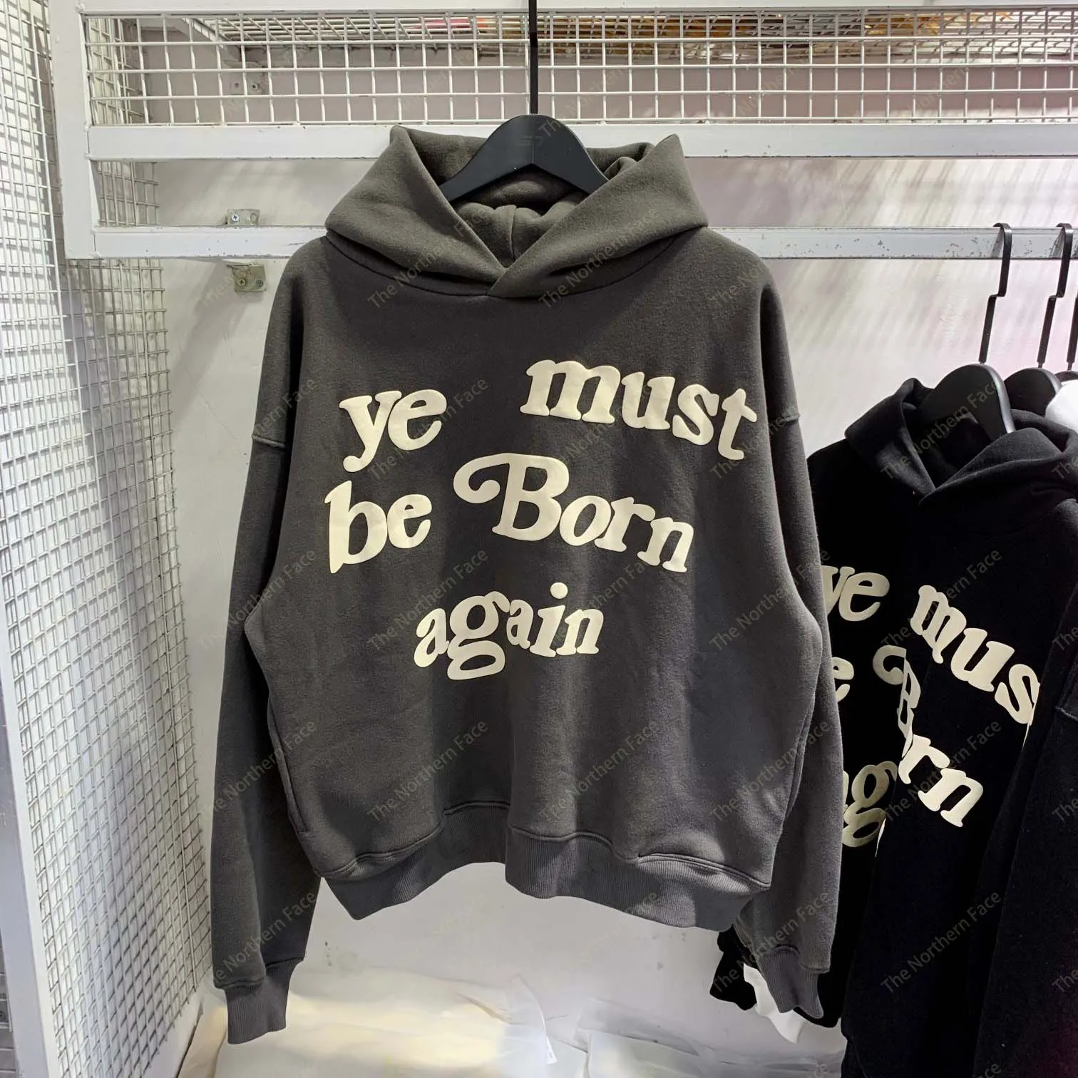 22ss Men's Designer Hoodie Cactus Plant Flea CPFM YE MUST BE BORN AGAIN Hoodie West Jerry Letter Printed High Street Hip Hop Hoodies 12 Color Hooded Sweatshirt Hoodie