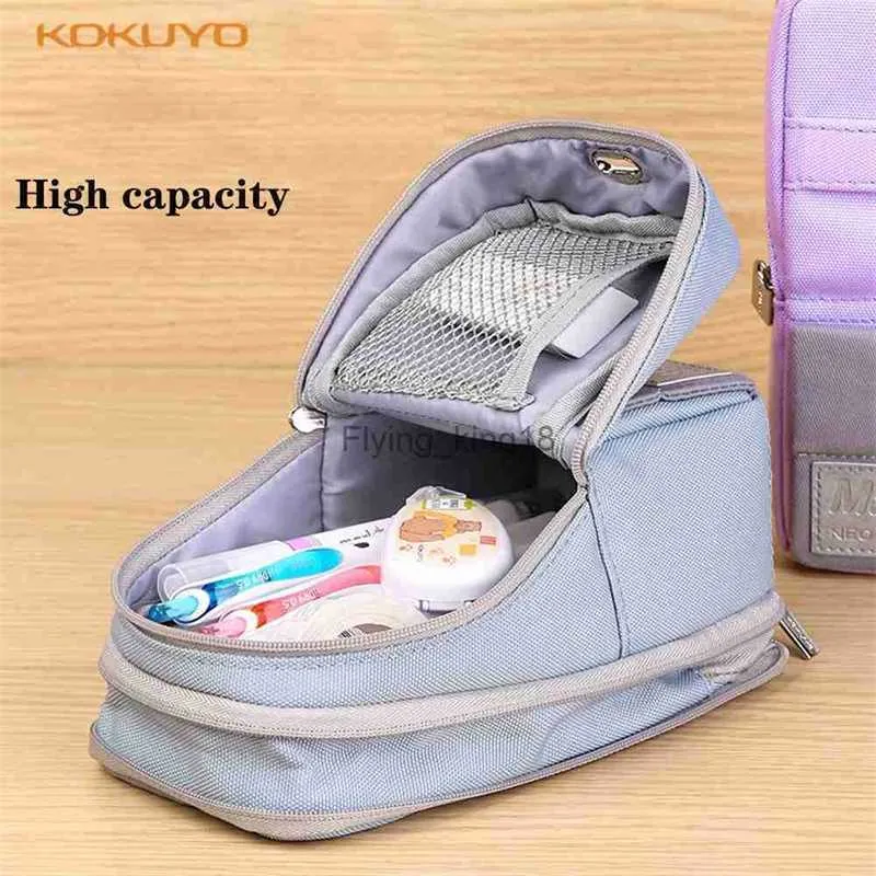 KOKUYO Pencil Case Mobile Standing Large Capacity Multifunctional