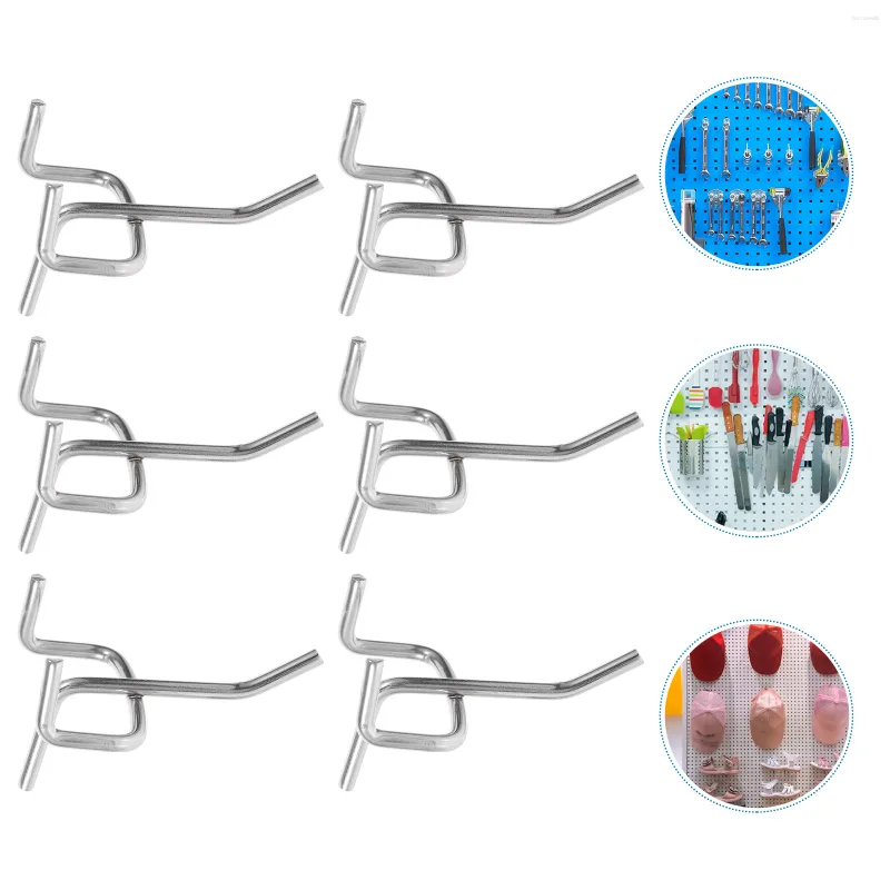 Hooks Peg Board Hook METAL PEGBOOD WACHER GARAGE PEG