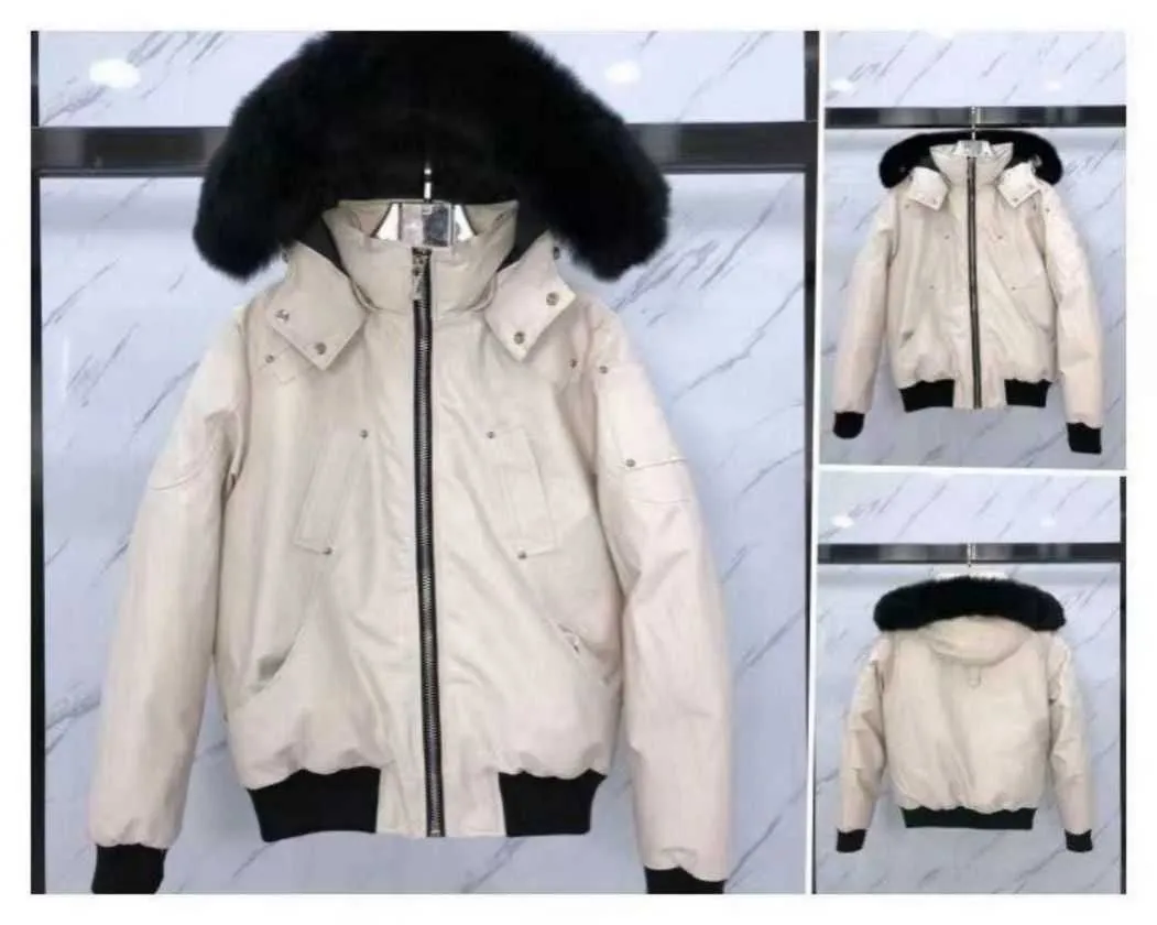 2023 Mooses Knuckles Jacket Puffer jacket men's Down Parkas winter waterproof white duck coat cloak fashion men and women couples casual version to keep warm nf
