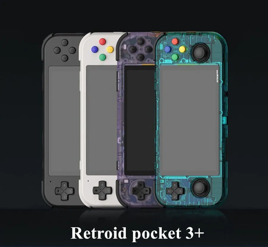 Портативные игровые плееры 4,7-дюймовая портативная игровая консоль Retroid Pocket 3 4G128 ГБ Android 11 RP3 Retroid 3 Plus Ретро игровые приставки Player Gift 230901