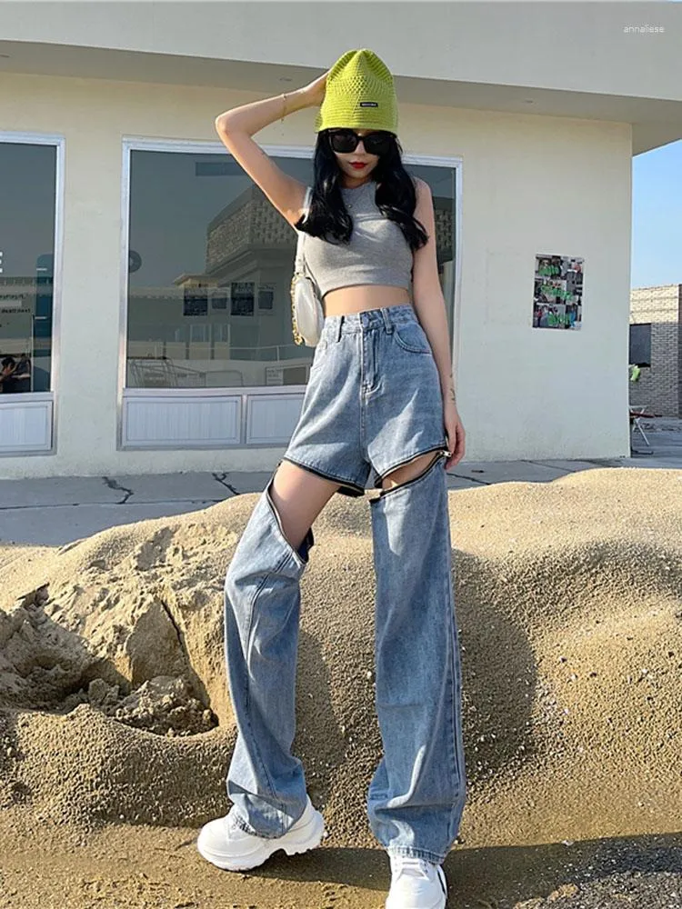 High Waist Denim Wide Leg Jeans Women For Women Fashionable