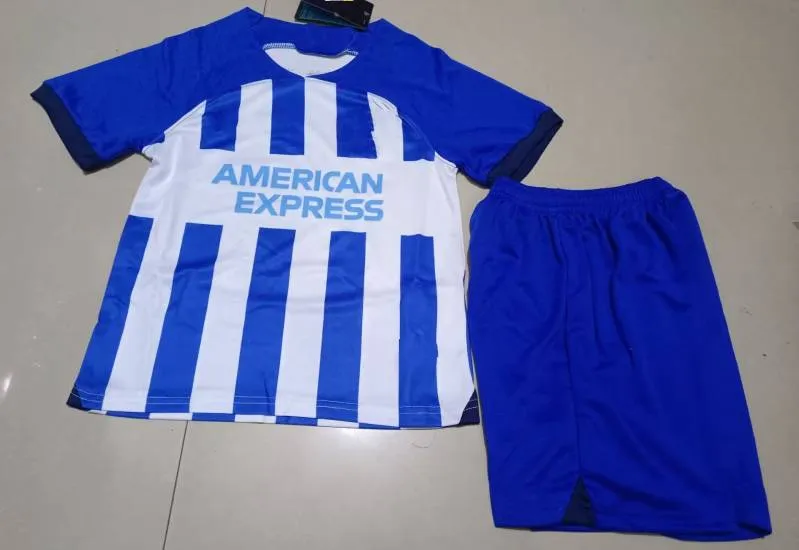 2023/24 ANSU FATIサッカージャージ2024 Pedro Bhafc Lamptey Mitoma Dunk Shirts Mens March Gross Lallana Veltman Limited Edition Football Uniforms Kids 603