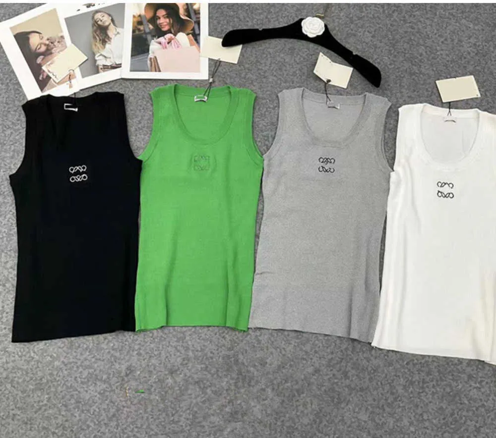 Tank-Top-T-Shirt für Damen, Designer-T-Shirt, weißes Damen-Crop-Top mit Stickerei, sexy schulterfreies schwarzes Tank-Top, lässig, ärmellos, rückenfrei, neuer Stil