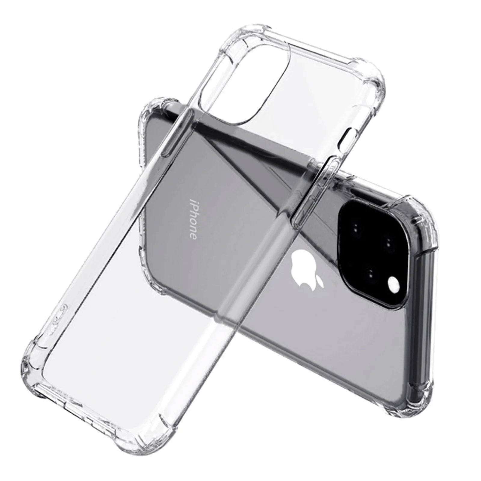 Slim Transparent Clear Soft Phone Case For iPhone 14 Pro Max 13 12 11 XR X 8 7 Plus Shockproof TPU Flexible Back Funda Conque