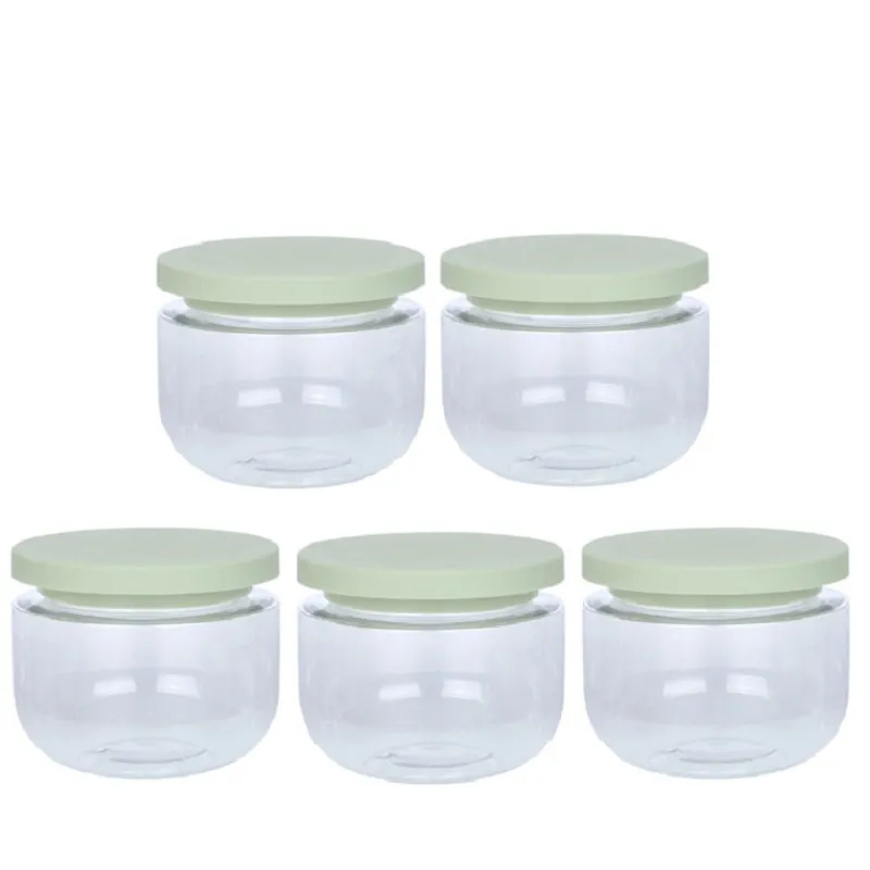 Porta Spezie Cucina Vasi Di Plastica Trasparenti Con Coperchio - Foto 10