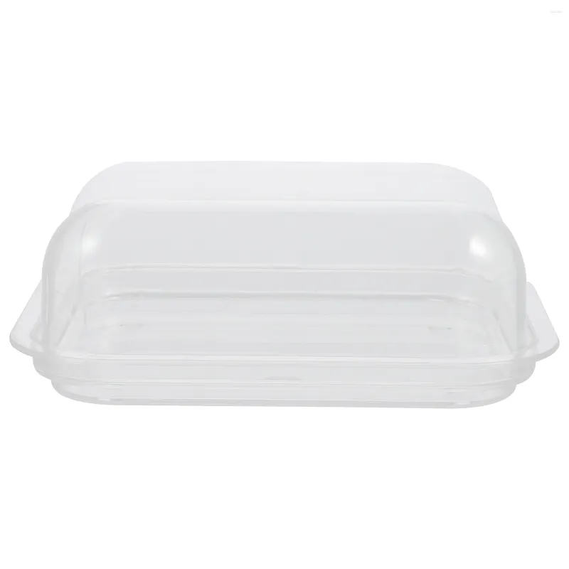 食器セットバターボックス透明なプラスチック容器レストランテーブルウェアホーム冷蔵庫アクリル
