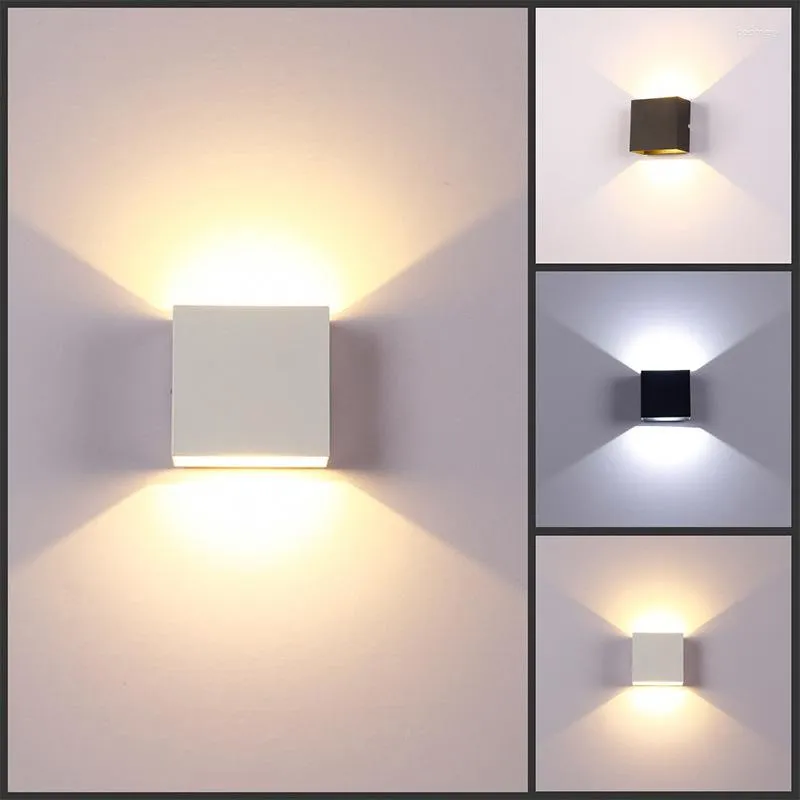 Lámpara de pared ZK50 Sala de estar minimalista moderna Dormitorio Mesita de noche Escaleras Porche Decoración de interiores Iluminación