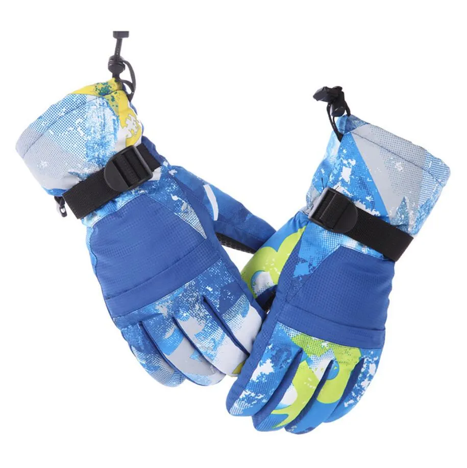 Gants de Ski enfants adultes femmes hommes hiver imperméable Anti froid chaud Sport de plein air vêtements de neige ing coupe-vent