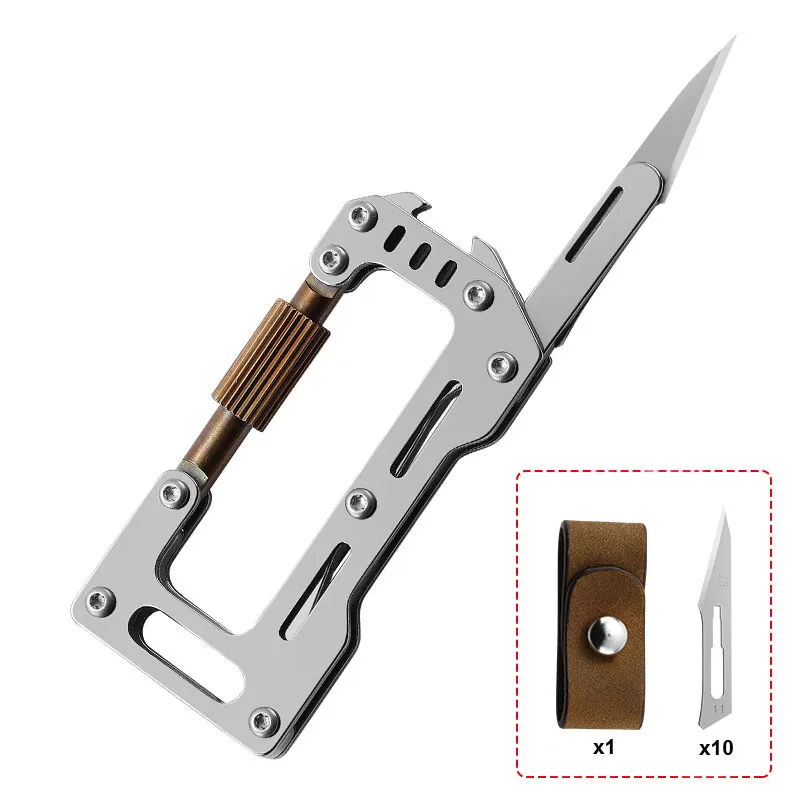 Multi Functional EDC Edc Keychain Carabiner With Folding Knife And Scalpel  Cutter For Outdoor Camping From Edctoolsplay, $14.03