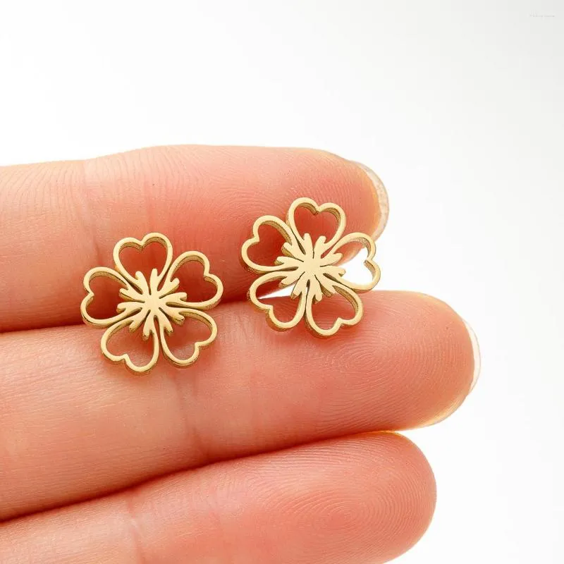 Plum blossom earrings deals