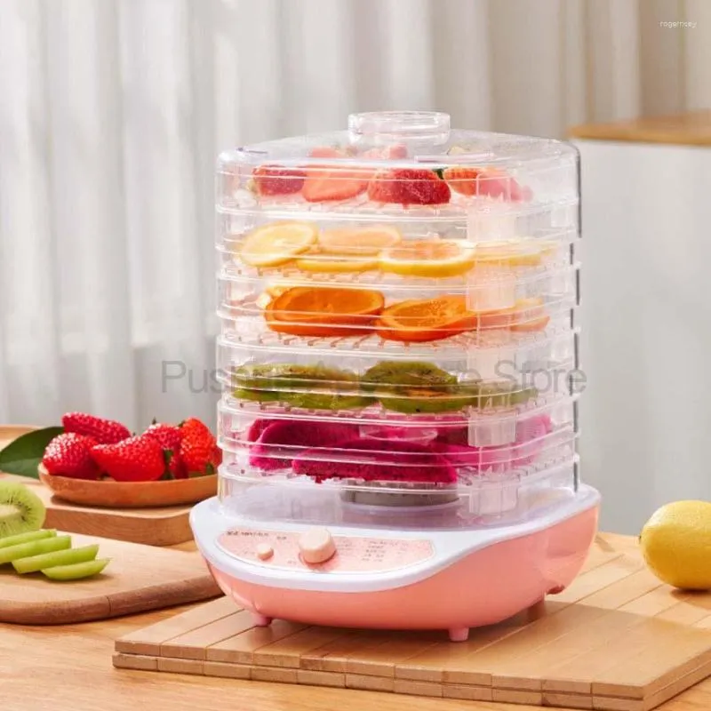 TRAYS Mat dehydrator frukt grönsak kött torkmaskin husdjur snacks torktumlare kan lyfta höjd justerbar 220v