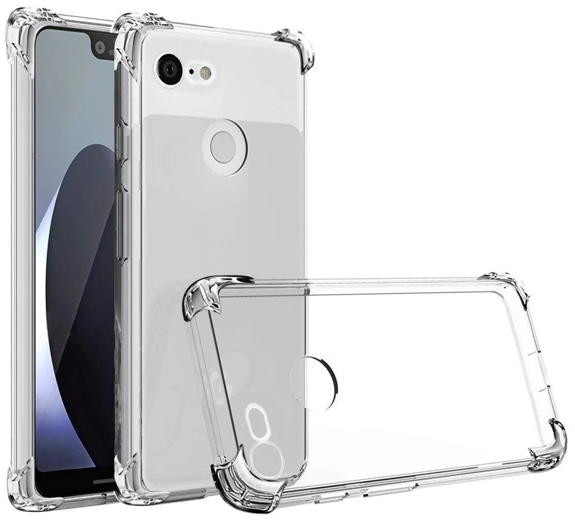 Étuis de téléphone souples transparents minces pour Google 3 XL 6A 7A 5A 5 4A 3A 6 7 Pro 8 couverture arrière Funda antichoc en TPU