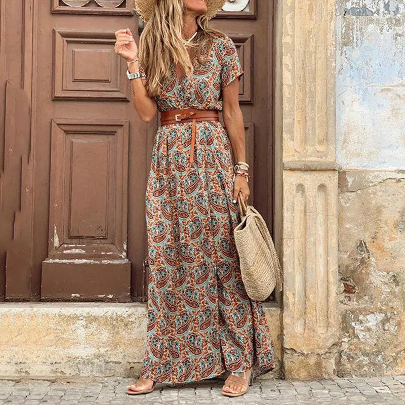 Flowy beach maxi dress hot sale