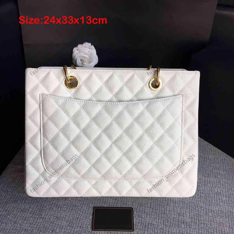 5A bag luxury designer woman handbag top Quality Caviar real Leather sheepskin Shoulder Bag luxury Handbag Classic Flap chain Shopping Computer crossbody purses