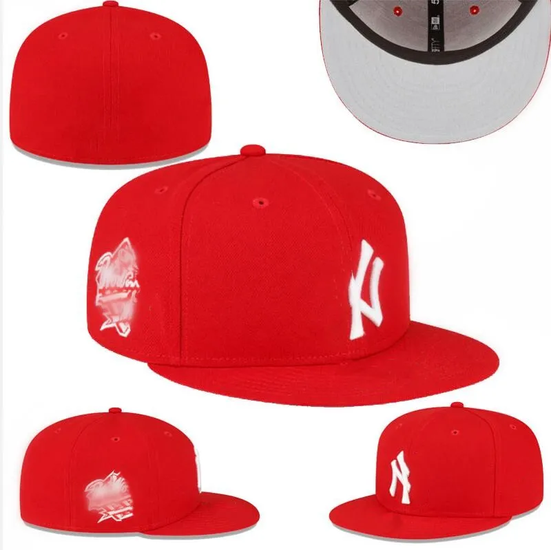 Designer Hat Mens Baseball Fitted Hats Classic Black Color Hip Hop Chicago Sport Full Closed Design Caps Cap Chapeau Stitch Heart Hustle Flowers Iqzj