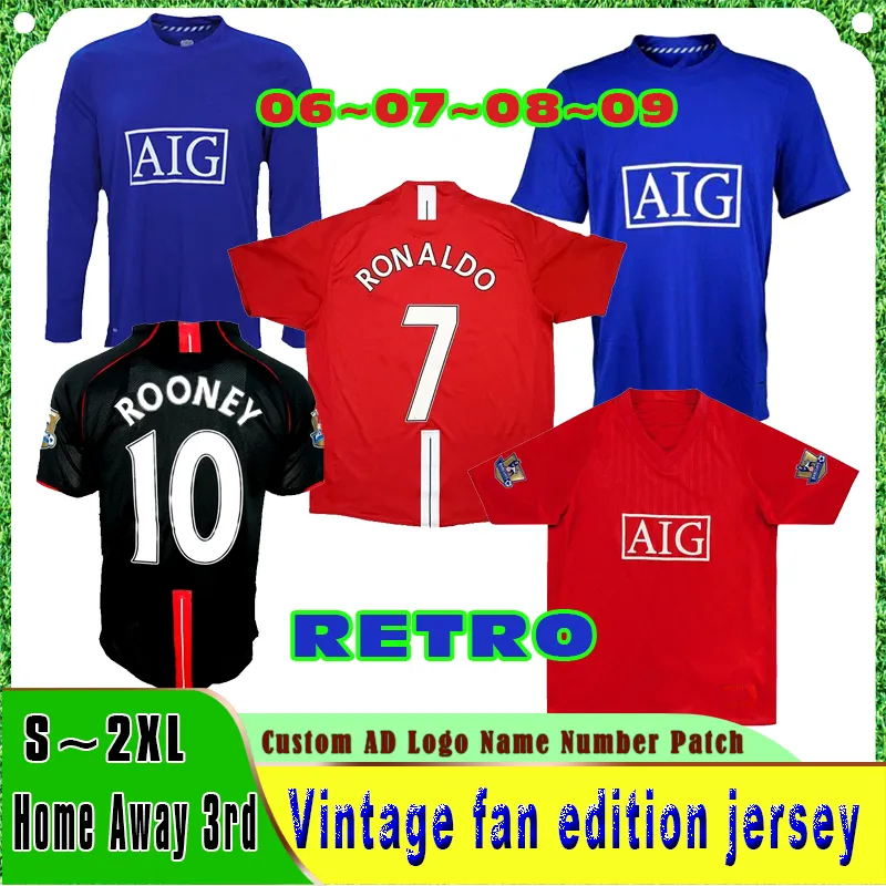United Jersey Dhgate Dhgate Man Utd Retro Soccer Jerseys: 2007