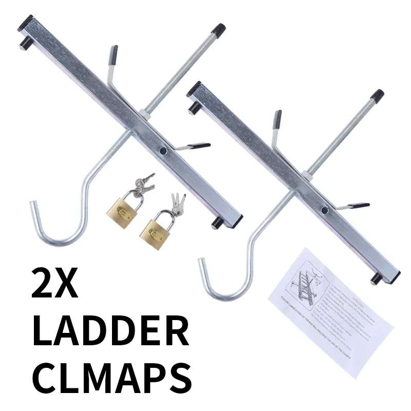 Lockable Ladder Clamps For Safe Van Closed Rail Roof Bars Accessory From Hgjadduo, 30.16