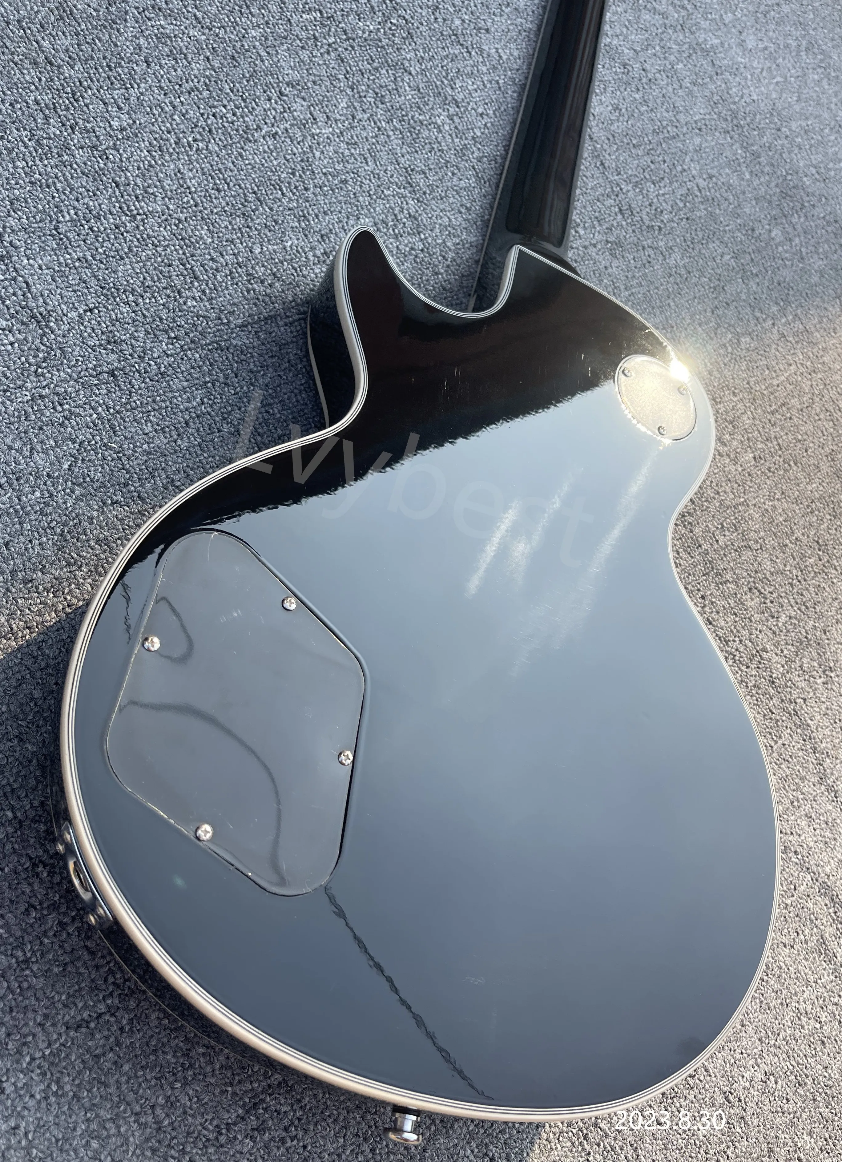 ギター digidelay,sph-1,ppse79 Electric Guitar Black And White, Solid Body Electric Guitar