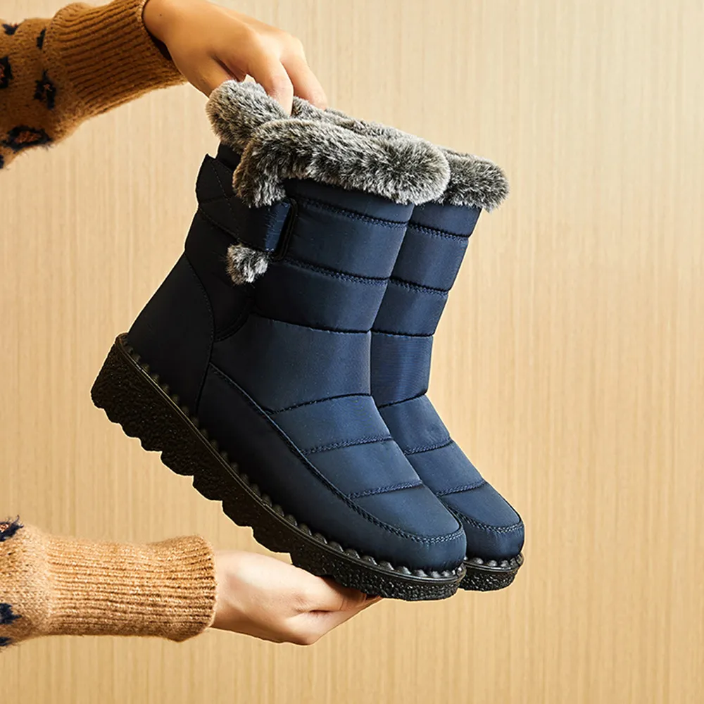 Velcro snow boots womens store