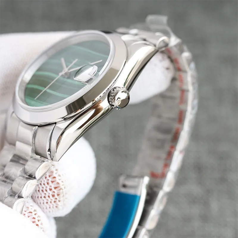 watch mens watch green dinal automatic mechanical movement Fashion WristWatch Stainless Steel Waterproof Montre De Luxe 36mm