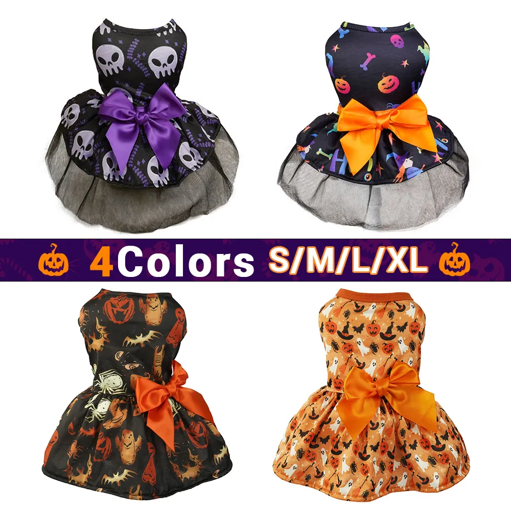 Dog Apparel Halloween Dog Clothes Dress Funny Pet Clothing Dress Dog Costume Apparel Small Dogs Pet Supplies 230901