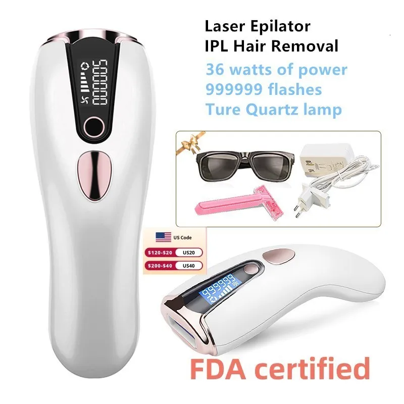 Epilator IPL Laser Epilator Dispositivo de remoção de cabelo Poepilator home use 9999900 flash permanente indolor laserowy depiladora 230901