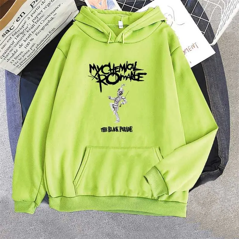 Sweatshirts pour hommes My Chemical Romance Punk Band Sweats à capuche pour hommes Femmes Black Parade Sweat à capuche à manches longues Sweat-shirt Regular Fit Casual Vêtements Mâle LST230902