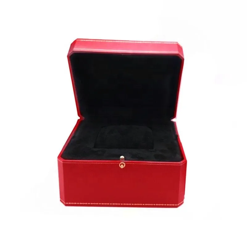 Factory Original Watch Boxes Cases Supplier Wholesale Luxury Mens Womens Box Black velvet Papers Card Wallet Boxes 01