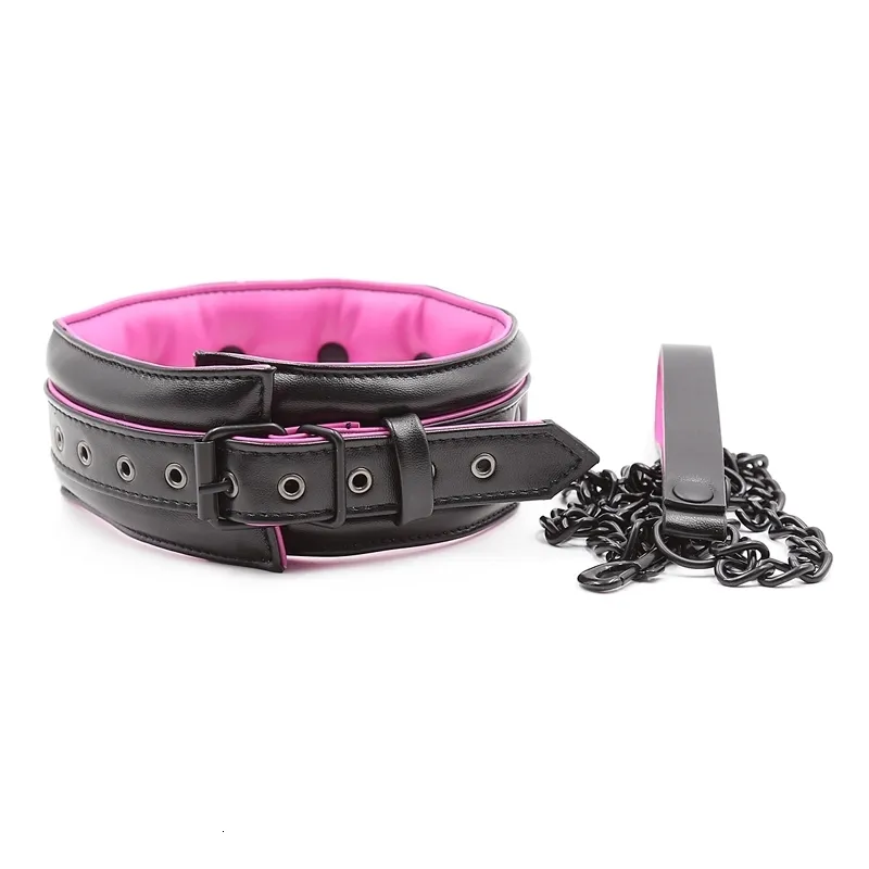 Bondage Sex Couple Leather Bdsm Set 3pcs Restraints Collars Ankle Cuff Handcuffs For Toys Women Adults 230901_voghion.com