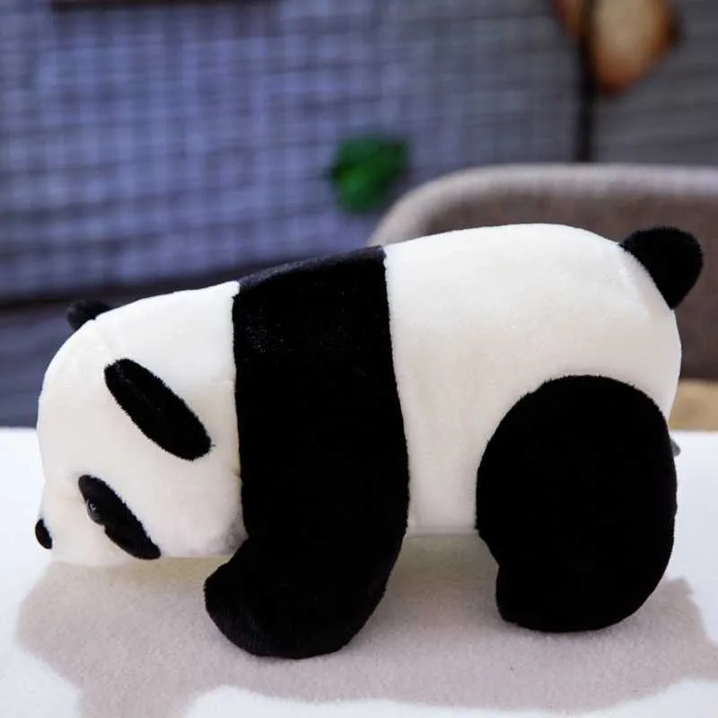 Stuffed Plush Animals 20cm Cute Lying Panda Doll National Treasure Zoo Plush Toy