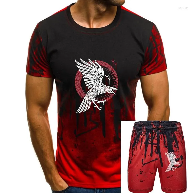 Heren Trainingspakken Hip Hop Viking Ragnars Raven Geweldige T-shirts Mannen Promotie Custom Lange Mouw Herfst Katoen Plus Size Primer t-shirts