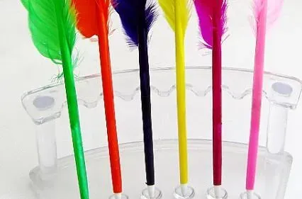 DIY Popular goose quill pen ballpoint pens For Wedding Party Gift pen