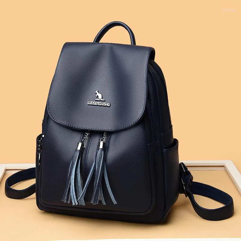 Womens Leather Anti Theft Backpack Secure School Bag For Girls From Yyuongg 35.15 DHgate.Com
