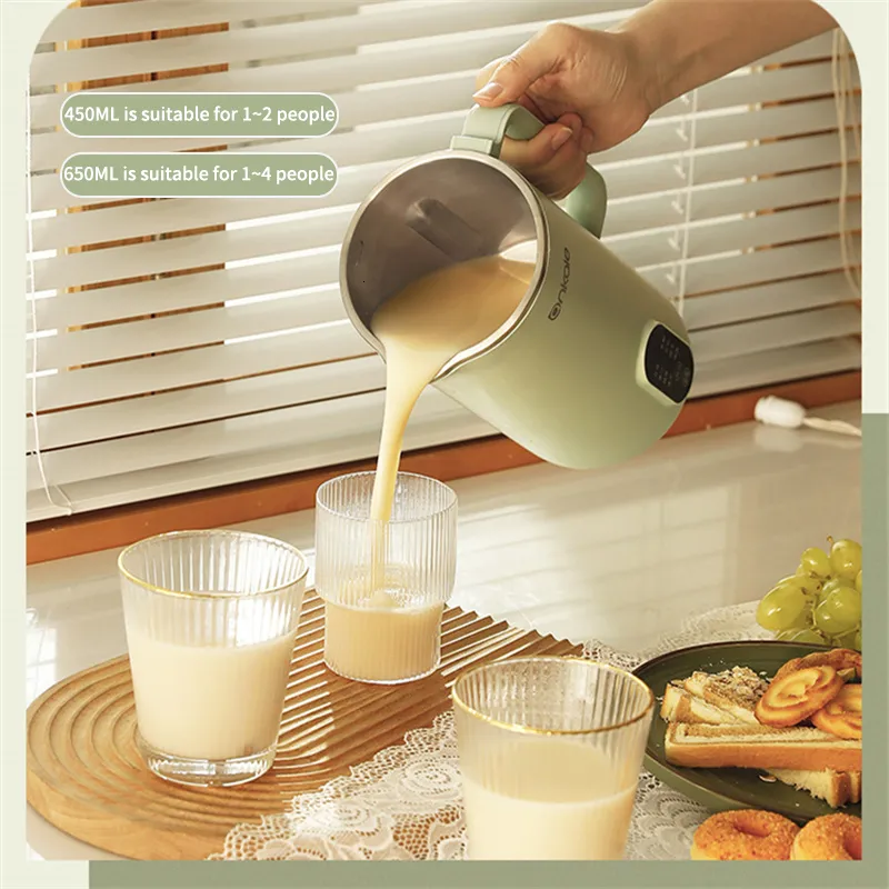 Herramientas para frutas y verduras Hogar Pequeño Mini Pared multifunción automática Rompiendo libremente Cocinar y filtrar Gratis 14 personas Fabricante de leche de soja 230901