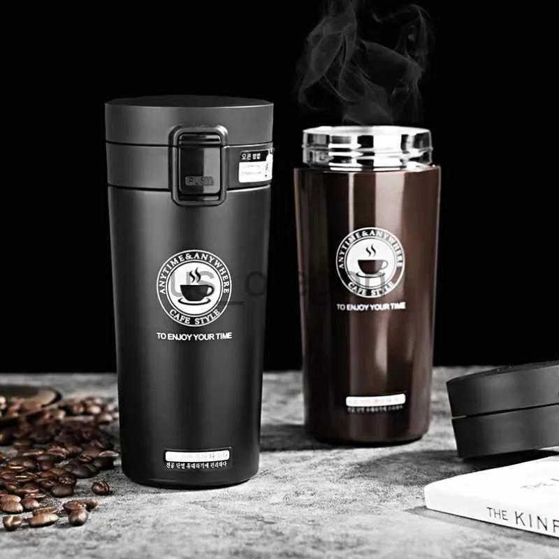 Stainless Steel Travel Mug: Premium Thermos For Hot Coffee, Tea