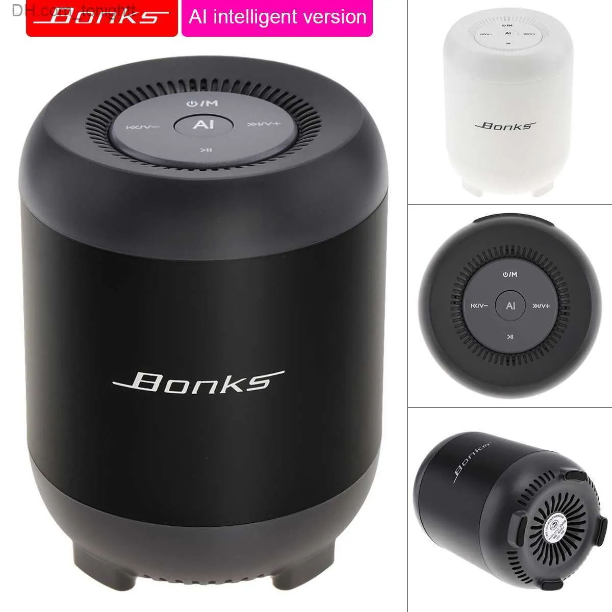 Portable Speakers Wireless Mini Bluetooth Speaker AI Intelligent Voice Control and Built-in Bass Enhanced Diaphragm HiFi Sound Effect Q230904