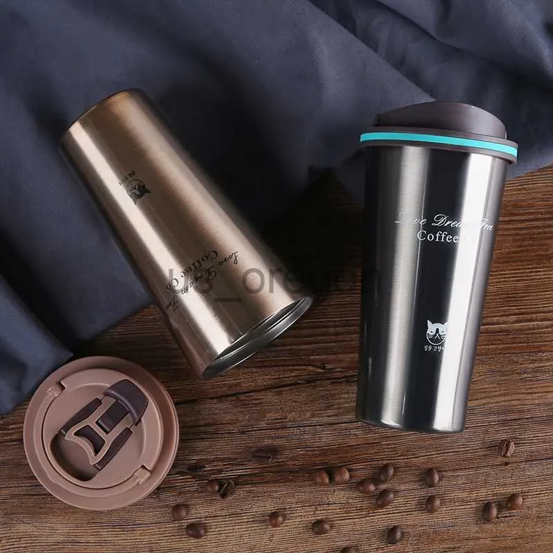 Coffee Travel Mug, Stainless Steel Thermo Coffee Tumbler 500ml