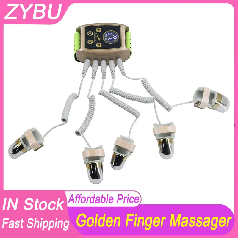 New Portable Face Lifting Radio Frequency Microcurrent Golden Finger RF EMS Beauty Machine gravitational diamond finger Bio Health Care Body Relax Neck Massage