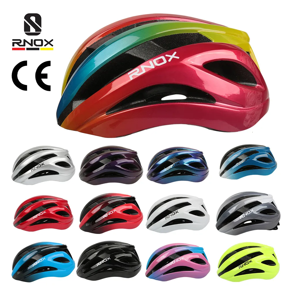 Capacetes de ciclismo RNOX Capacete Ciclismo MTB Mountain Road Bike Scooter Elétrico Capacete Integralmente Moldado Motocicleta Proton Capacete Equipamento de Ciclismo 230904