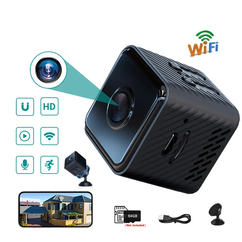 Ny x2 mini -kamera HD 1080p WiFi IP -kamera Hem Säkerhetsnatt Vision Wireless Remote Surveillance Camera Mini Camcorders