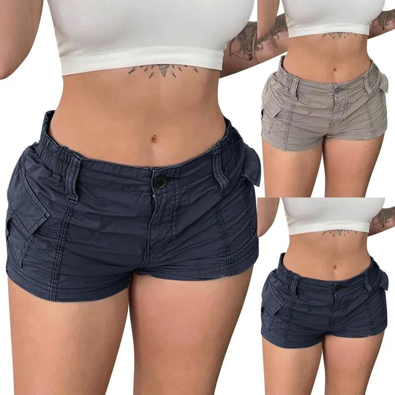 Short actif Femme Couleur Pleine Tenue de travail Denim Femme Garçon Sous-vêtements