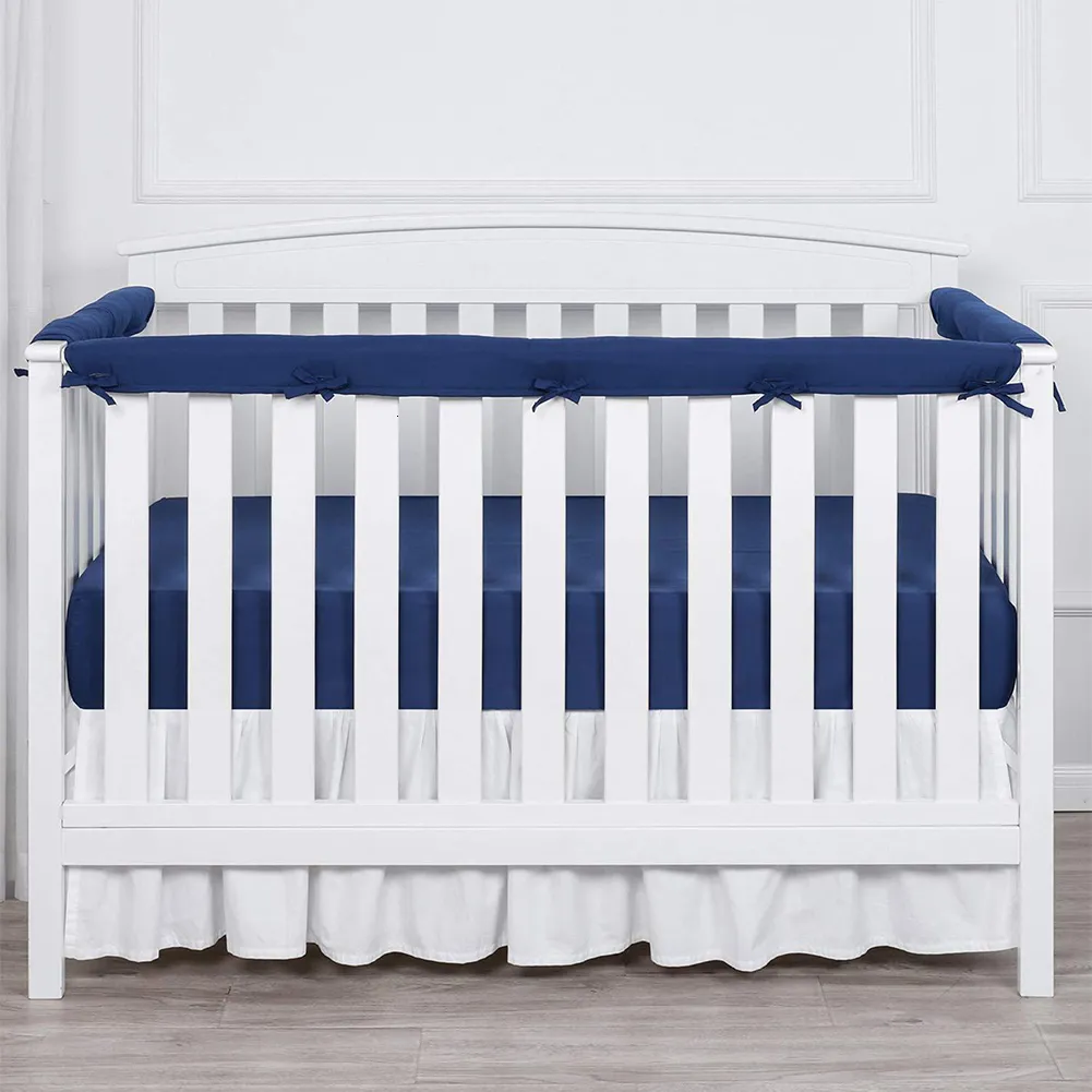 Bettwäsche-Sets, 1 Paar Babybett-Stoßstangenstreifen, 3 Stück, atmungsaktiv, für Babybetten, Bettgeländer, Schutz, Kinderbett-Stoßstangenstange für die Sicherheit geborener Kleinkinder 230901