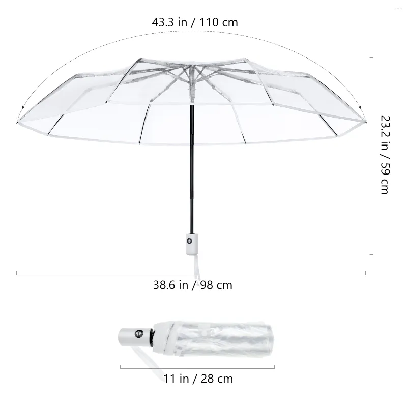 Automatischer dreifacher Regenschirm Regenschirm verschiedener